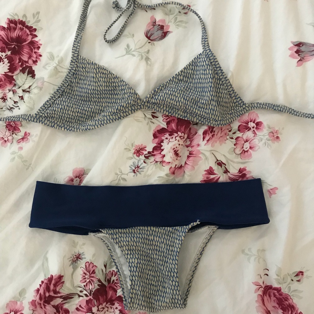 San Lorenzo blue bikini set